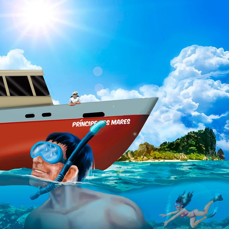 História ilustrada: O Príncipe dos Mares